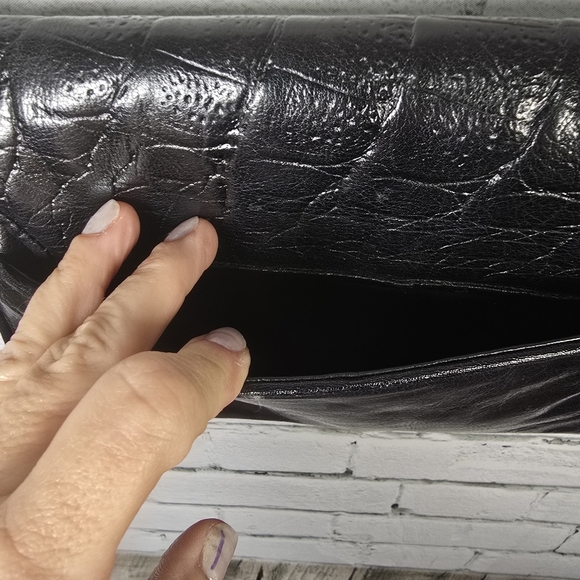 Sharif Black Quilted Shoulder Bag - Picture 6 of 6